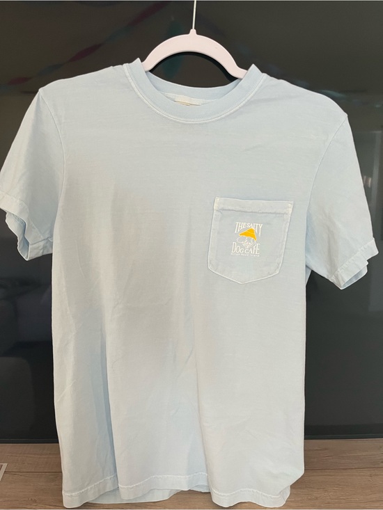 Comfort Colors Tops - The Salty Dog Cafe size S AUTHENTIC FROM HH, SC comfort colors light blue t-shir